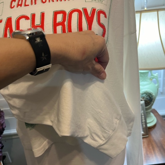 DAYDREAMER BEACH BOYS LICENSE PLATE CROP TOP VINTAGE WHITE $97 - Picture 2 of 6